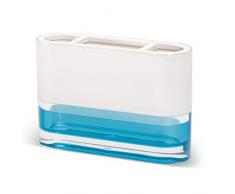Tatkraft Zahnbürstenhalter, Acryl, Blau, 12 x 5 x 12 cm