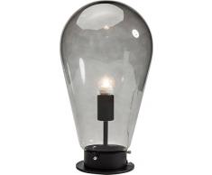 Kare Tischleuchte Bulb, 39833, moderne, große Design Tischlampen, schwarz (H/B/T) 42,5x22x22cm
