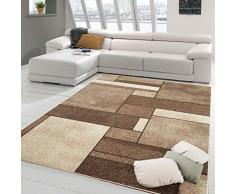 PETTE Artigiani Italiani Teppich Parure 3 Pezzi braun