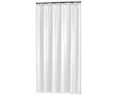 Sealskin 238501110 Duschvorhang Madeira, Textil, Farbe: Weiß, B x H: 120 x 200 cm
