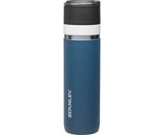 Stanley GO Ceramivac Thermosflasche mit Keramikbeschichtung, 0.7 L, tungsten-blau, beschichteter 18/8 Edelstahl, vakuumisoliert, geschmacksneutral, Thermoskanne Isolierkanne Thermoflasche