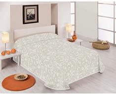 SABANALIA Roma – Dekorative Tagesdecke, 150 – 250 x 280 cm, Weiß