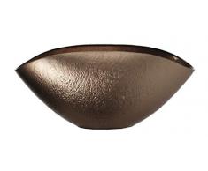 Leonardo Como Schale bronzo, B/H/T: 28/13/14 cm, Farbglas mit Struktur, 053319