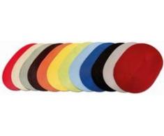 Continenta Tischset geflochten, ovale Form, Platzset, Platzmatte, Tischmatte in Gastro Qualität, 45 x 31 cm, rot