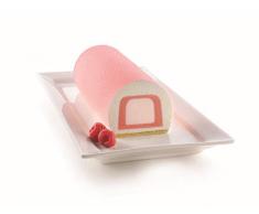 silikomart 20.404.13.0065 Backform aus Silikon, Einsatz Buche, hellgrau, 220 x 50 cm, Höhe 40 mm