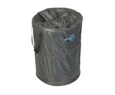 Wäschesack faltbar PopUp Wäschebeutel 46x60cm, grau