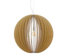 EGLO COSSANO Hängeleuchte, Stahl, 60 W, Ø 70 cm, nickel-matt