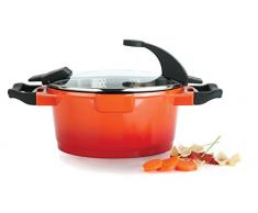 Berghoff Suppen-/ Gemüsetopf mit Deckel, Aluguss, orange, 7.2 cm