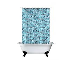 Martina Home Urban Duschvorhang, Mehrfarbig, 140 x 180 cm