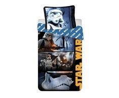 Jerry Fabrics JF0205 Bettwäscheset Star Wars Stormtroopers, Baumwolle, 140x200cm + 70x90cm