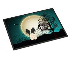 Carolines Treasures Halloween Scary Papillon Black White Indoor or Outdoor Mat 18x27 BB2266MAT 18 x 27 Multicolor