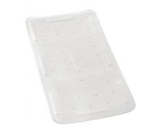 Wenko 3010401100 Wanneneinlage Florida - Rutschstopp, Saugnäpfe, Kunststoff, 70.5 x 36.5 cm, weiÃ