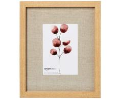 AmazonBasics Bilderrahmen Holz, Galerie-Stil, 23 x 28 cm für Bilder mit einer Größe von 13 x 18 cm, unbehandelt, 3 Stück