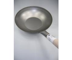 JADE TEMPLE 17285 Wok, Eisenpfanne,grau 20 x 53 x 33 cm