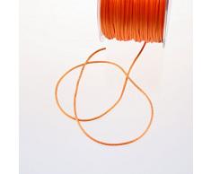 Deko AS GmbH Seidenkordel orange - 2 mm Breite auf 100 m Rolle - 29031 109-R 002