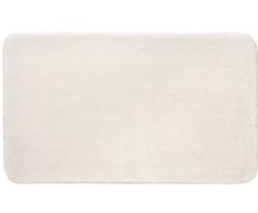 Grund Badteppich 32 mm 100% Polyacryl, ultra soft, rutschfest, ÖKO-TEX-zertifiziert, 5 Jahre Garantie, LEX, Badematte 50x80 cm, weiss