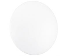 EGLO Deckenleuchte LED Giron, LED 12 W, IP20, Durchmesser 30 cm Ausladung 9.5 cm, Stahl Kunststoff weiÃ, Schutzklasse 2/ 860lm/ Leuchtmittel im Lieferumfang enthalten 13494