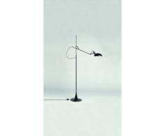 Lambert Switch On Stehleuchte 1-Armig, Metall, Schwarz, One Size