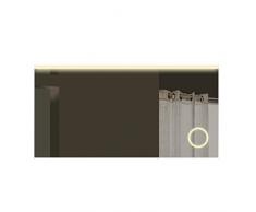 Lux-aqua Badezimmerspiegel mit Schminkspiegel und Led Licht in Warm & Kaltweiß - 122x70 cm