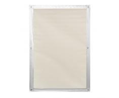 Lichtblick Dachfenster Sonnenschutz Haftfix in Beige, 36 x 56,9 cm, Thermorollo mit reflektierender Außenbeschichtung, ohne Bohren, mit Saugnäpfen für CK02