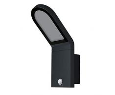 LEDVANCE LED Wand- und Deckenleuchte, Leuchte für Außenanwendungen, integrierter Bewegungssensor, Tag-Nacht-Sensor, Warmweiß, 168,0 mm x 100,0 mm x 273,0 mm, ENDURA STYLE WALL