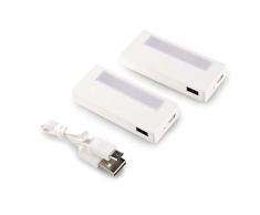 Smartwares LED-Schrankbeleuchtung, 2er-Set, Schrankbeleuchtung ohne Bohren oder Schrauben, ISL-60022