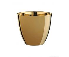 ASA Lights Windlicht, Porzellan, Gold, 8 cm Höhe / 9 cm Durchmesser