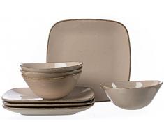 Ritzenhoff & Breker Tafelservice Casa, 8-teilig, Tafelservice, Nougat