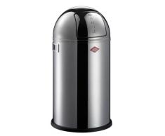 Wesco 175 831 Pushboy Abfallsammler 50 Liter Edelstahl 40 x 40 x 75.5cm (L/B/H)