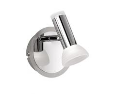 WOFI 4250.02.54.6000 A+ Spot, Metall, 4 W, Integriert, nickel matt/chrom, 11 x 11 x 13 cm