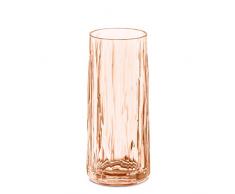 Koziol 3403654 CLUB NO. 3 Longdrink Glas, Transparent Rose Quartz