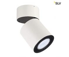 SLV LED Strahler SUPROS 2100lm dreh- und schwenkbar | Decken-Leuchte individuelle Innen-Beleuchtung | Decken-Spot, Deckenstrahler, Decken-Lampe, LED-Spot | LED Inside, 4000K, EEK A-A++, Weiß