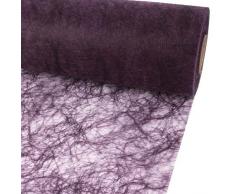 25m Sizoflor Â® Original Tischband TischlÃ¤ufer 20cm, Farbe:aubergine