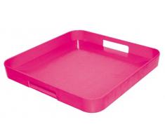 Zak Designs 1333-0275 New Gallery Tablett 33x33 cm Himbeere