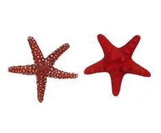 Unbekannt Sunny Toys Dekofigur, Polyresin, Rot, 6 x 6 x 1.5 cm, 2-Einheiten