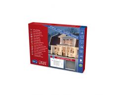 Konstsmide 4825-103 LED Hightech System Erweiterung / Lichtervorhang / für Außen (IP44) / 208 warm weiße Dioden / transparentes Kabel