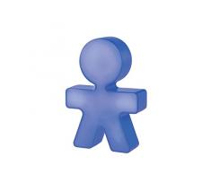 Alessi AKK86 AZ Girotondo Tischlampe - Thermoplastischem Harz, blau. Helligkeit in drei Stufen regelbar.