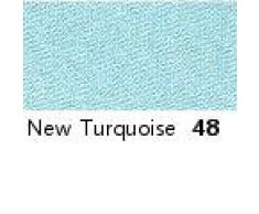 Berisfords 3501 Satinband, doppelseitig, 50 mm, Türkis, 48, 10,5 x 10,5 x 5,7 cm Doppelseitiges Band, Polyester, Satin, Türkis, NEU