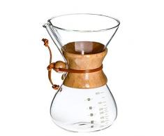 Prime Coffee Pour Over Kaffeezubereiter, Borosilikatglas, 800ml