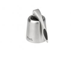 Leopold Vienna Weinverschluss Basic Edelstahl matt, 202, Silberfarben/Schwarz, 57x42x63mm