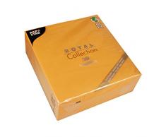Papstar, 50 Servietten ROYAL Collection 1/4-Falz 40 cm x 40 cm orange, #82219