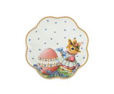 Villeroy & Boch Annual Easter Edition Jahresteller 2020, dekorativer Essteller, 22 cm, bunt, Premium Porzellan, 22x2, Teller
