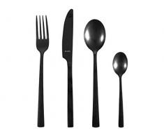 Amefa Besteckset Schäkel, Edelstahl, rostfrei, Schwarz, 15,3 x 6,2 x 25 cm