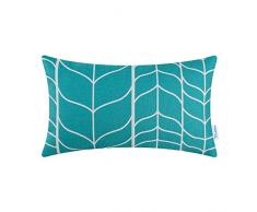 CaliTime Kissenbezüge, Kissenhülle 1 Stück Kissen Werfen Kissen Abdeckungen Fälle Schutz Muscheln zum Couch Sofa Schlafzimmer Zuhause Weihnachten Dekor (30cm x 50cm)