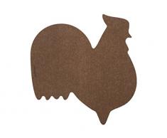 Epicurean Kitchen 96071 Schneidebrett Hahn, 38 x 37 x 0,5 cm, Muskat