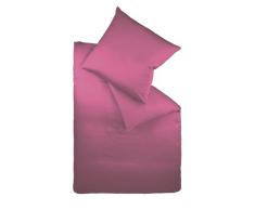 Fleuresse Colours Bettwäsche, Uni-Mako-Satin, beere, 135 x 200 cm