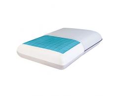 TED Adry Cool Kopfkissen 40x60cm, Bezug mit Reißverschluss, 100 % Visco mit ein Schicht Cool Gel