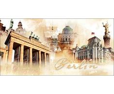 Pro-Art g1377g Wandbild Giclée Berlin 100 x 50 cm