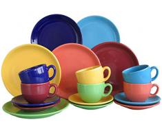 Creatable Kaffeeservice 18 teilig, mehrfarbig, Einheiten