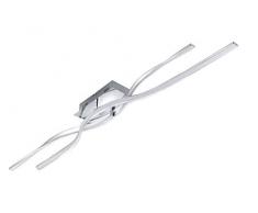 EGLO NEVADO Deckenleuchte, Aluminium, 20 W, chrom